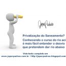 Privatização do Saneamento?